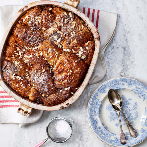 Crossant Bread & Butter Pudding