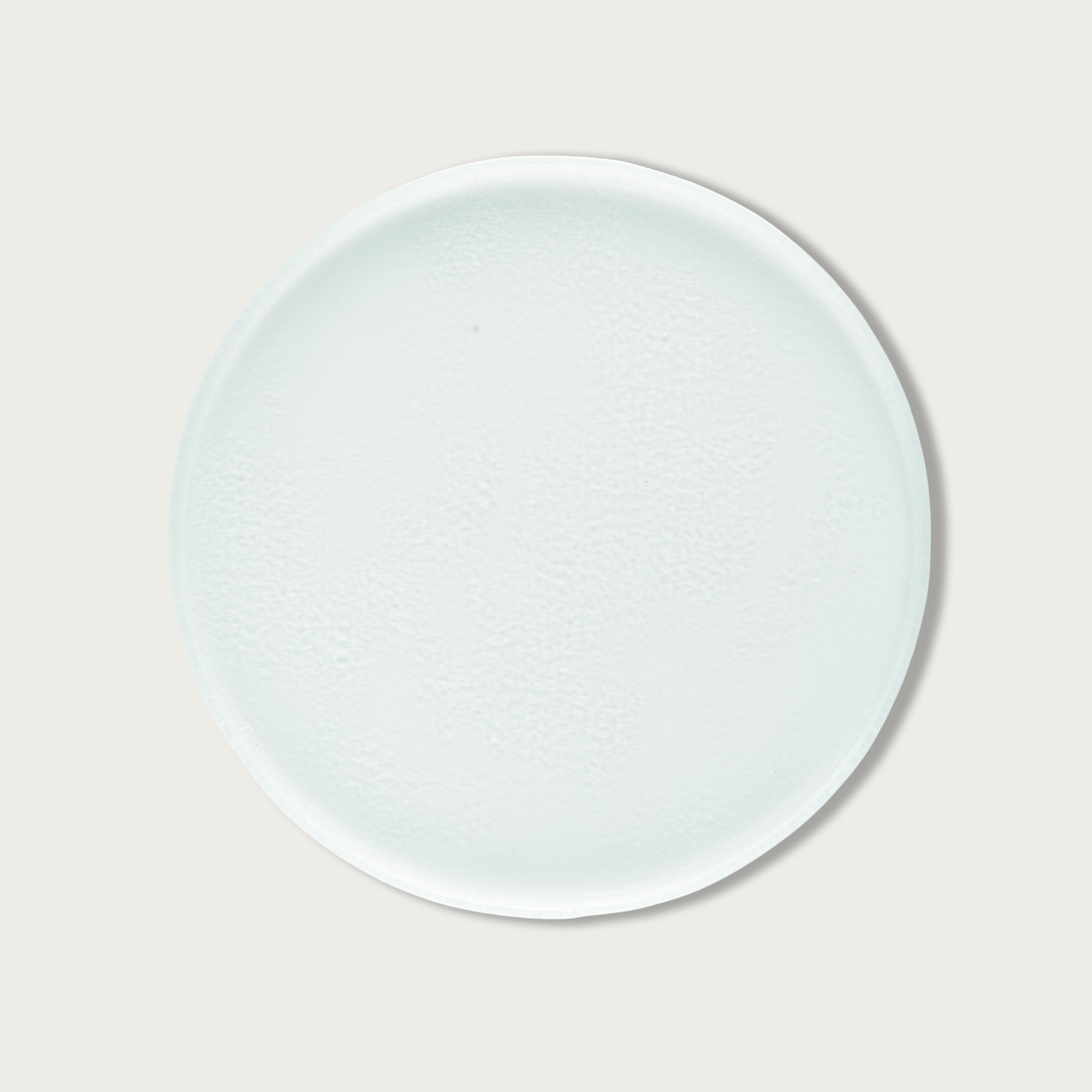 Modern Chalk Glass Charger Plate The Social Kitchen