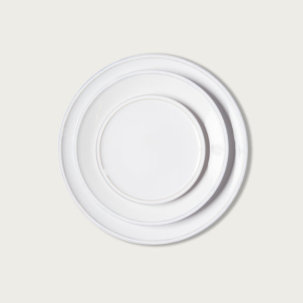 White Friso Dinner Plate