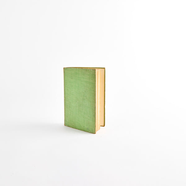 Green vintage book.