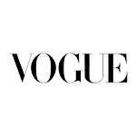 Vogue text logo. 