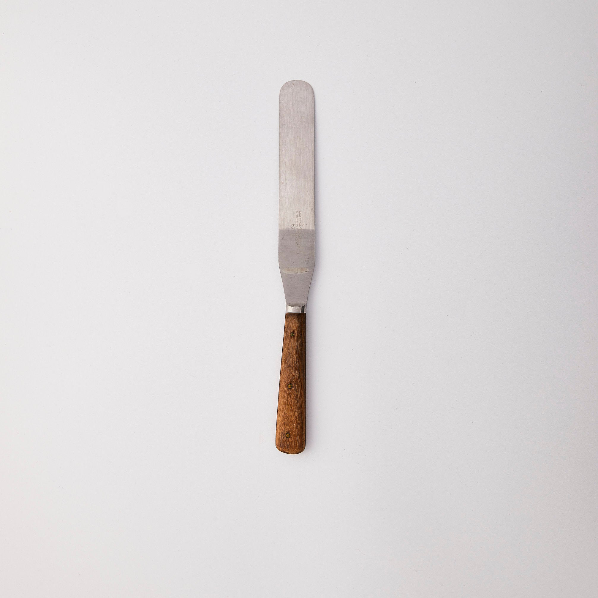 Medium Wood & Silver Palette Knife The Social Kitchen