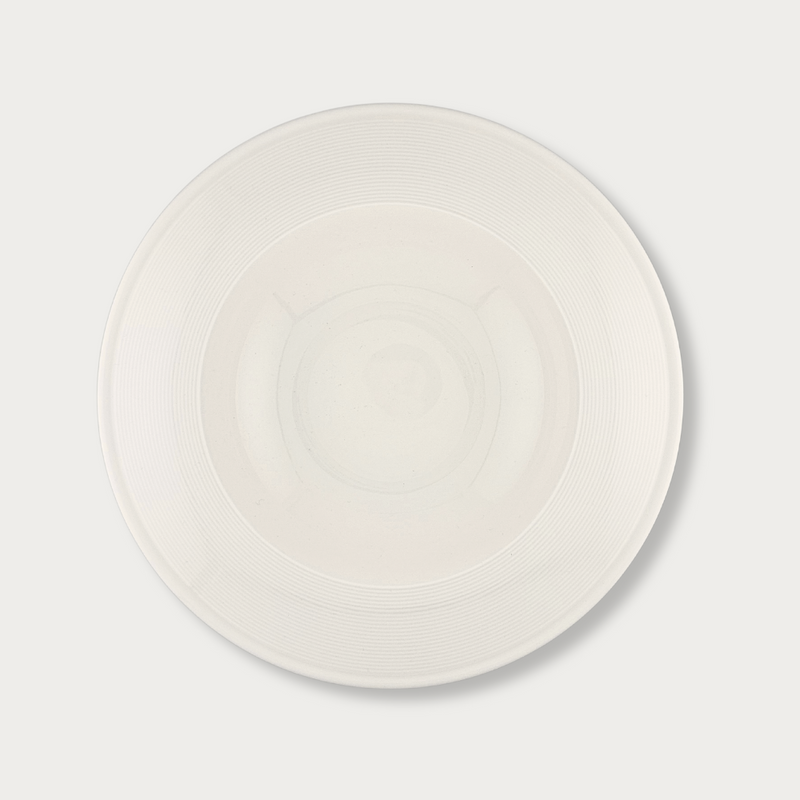 Linear Cream Bowl Plates 30cm