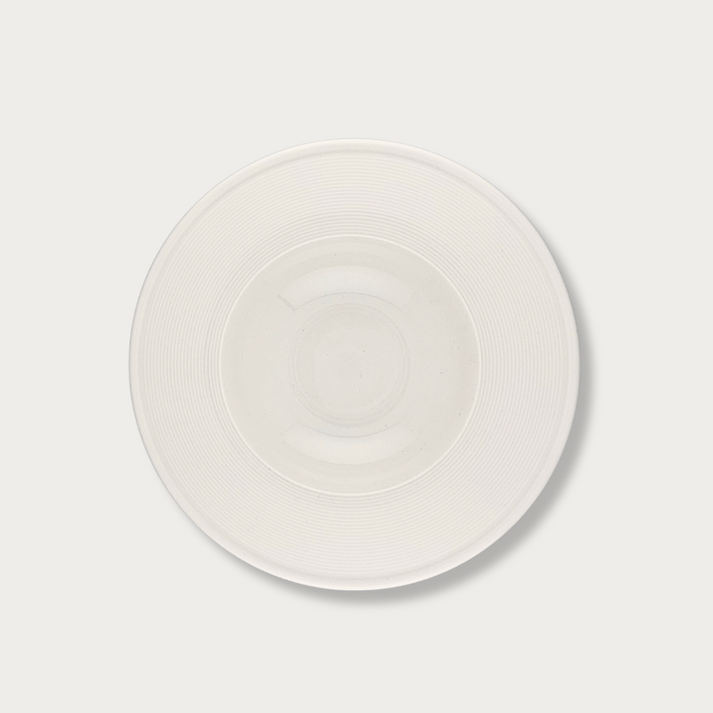 Linear Cream Bowl Plates 25cm