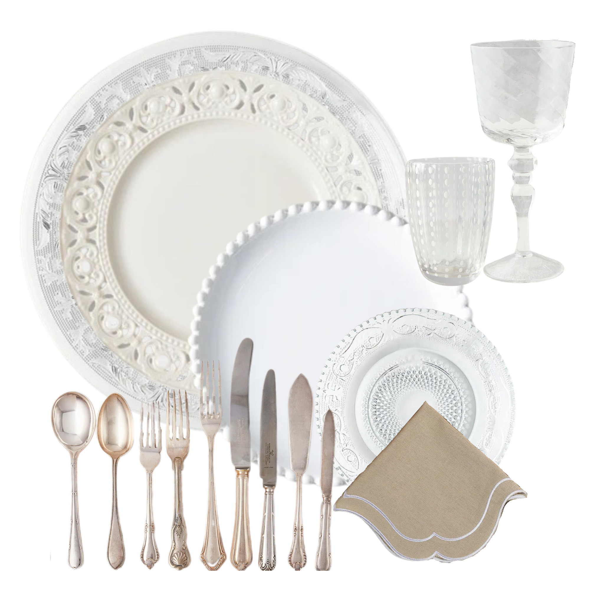 The Classic White Tableware Set – The Social Kitchen