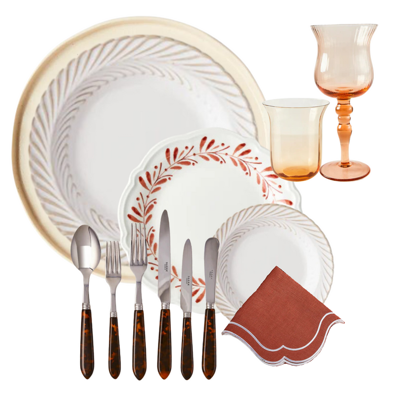 The Warm Amber Tableware Set