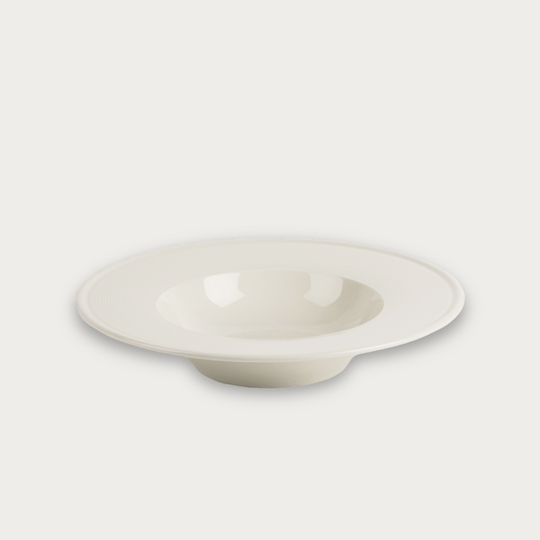 Linear Cream Bowl Plates 25cm
