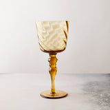 Amber Jewel Wine Glass