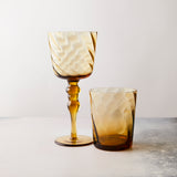 Amber Jewel Wine Glass