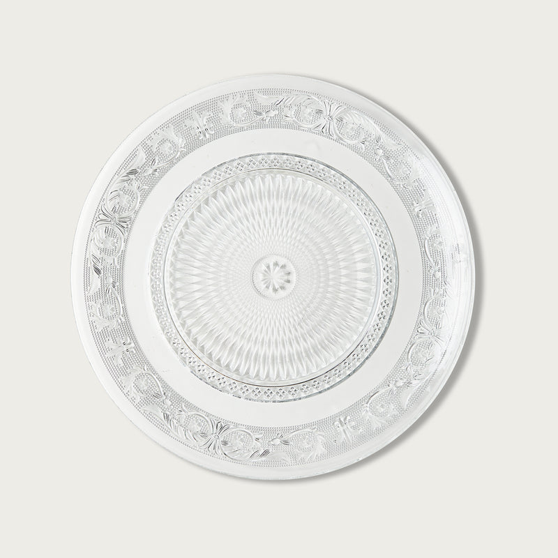 Baroque Glass Charger Plate
