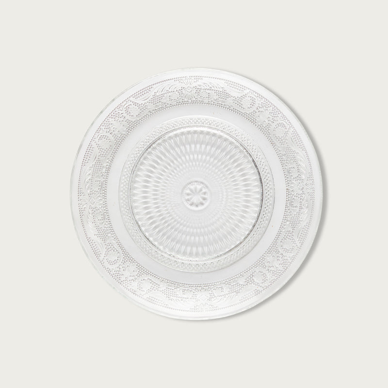 Baroque Glass Dinner Plate