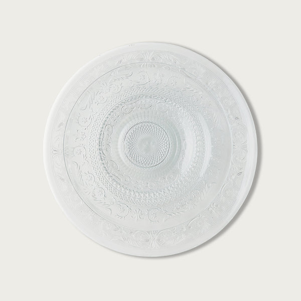 Baroque Glass Charger Plate