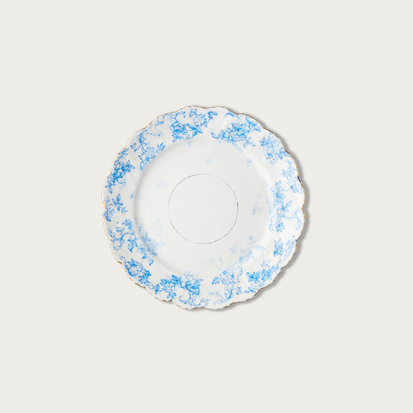 Blue Vintage Bread Plate