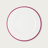 Cerise Halo Glass Charger Plate