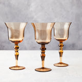 Copper Jewel Wine Glass