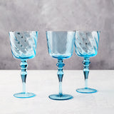 Cyan Jewel Wine Glass