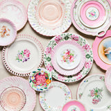 Pink Vintage Dessert Plate