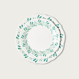 Fern Green Garland Dessert Plate