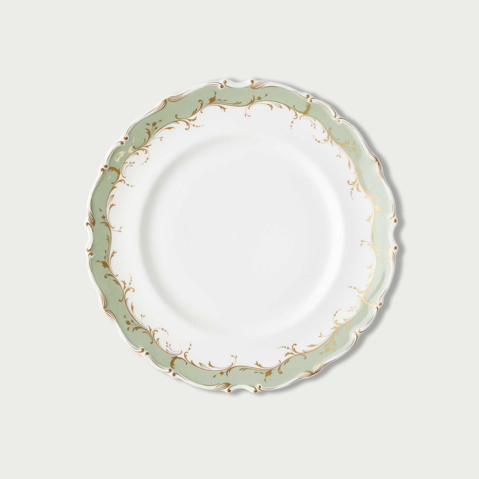 Green Vintage Dinner Plate The Social Kitchen