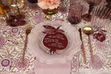 Pretty Pink Marble Dinner Plate