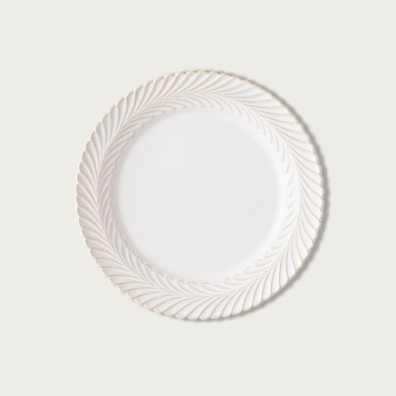 Ivory Braid Dinner Plate