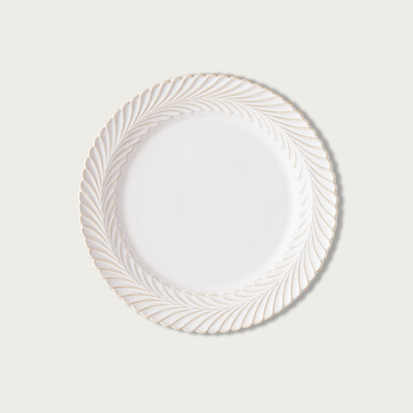 Ivory Braid Dinner Plate