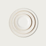 Ivory Braid Dessert Plate