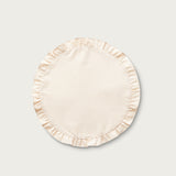 Natural Ruffle Round Placemat