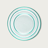 Modern Clear Glass Charger plate