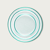 Modern Clear Glass Dinner plate