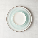 Modern Chalk Glass Dessert Plate