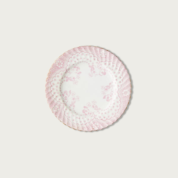 Pink Vintage Bread Plate