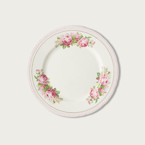 Pink Vintage Dinner Plate
