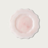 Pretty Pink Marble Dinner Plate