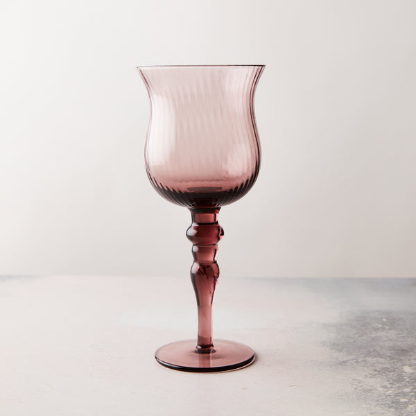 Plum Jewel Wine Glass