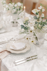 Cream Shell Dessert Plate