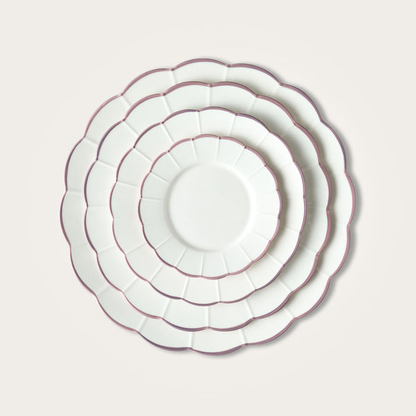 Lilac Scallop Charger Plate