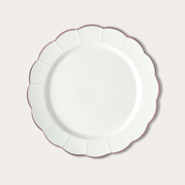 Lilac Scallop Charger Plate