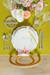 White Scallop Charger Plate