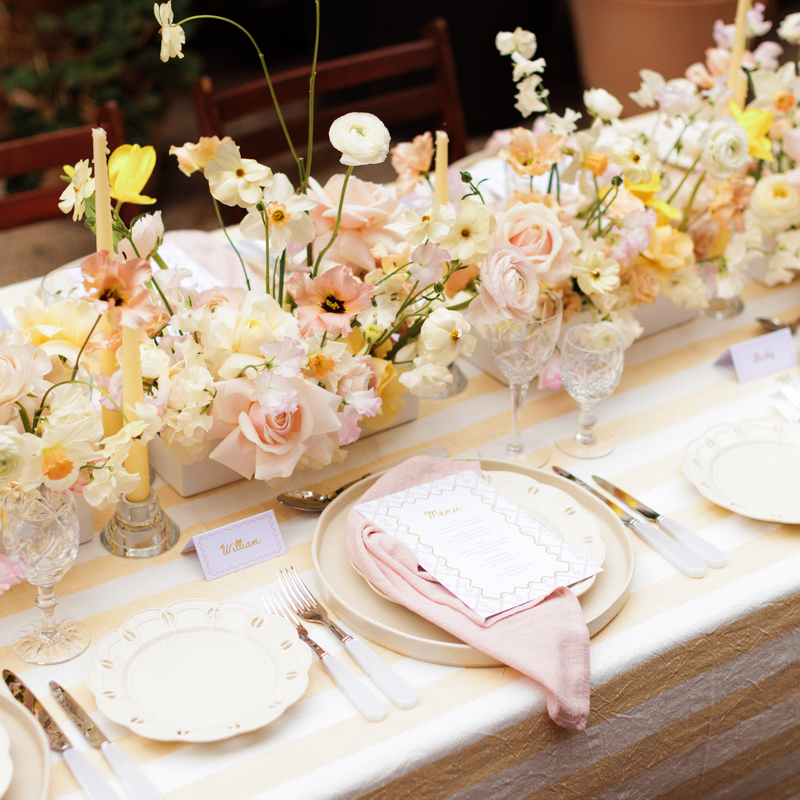 Cream Grace Dessert Plate