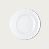 White Halo Glass Dinner Plate