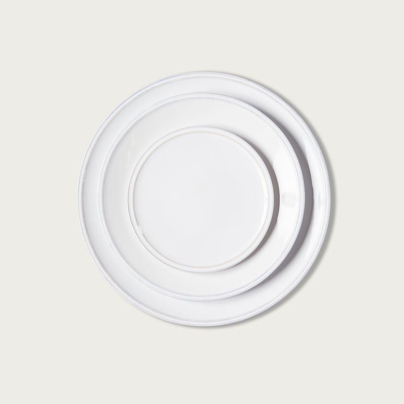 White Nova Bread Plate
