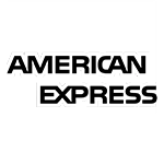 American Express text logo.