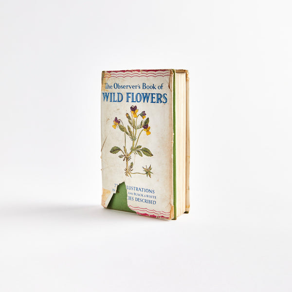 Vintage book of "The Observer's Book of Wild Flowers".