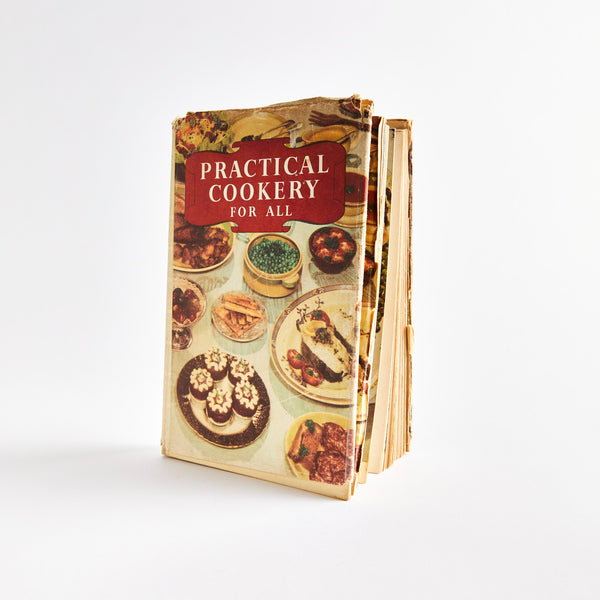 Vintage book of "Practical Cookery For All".
