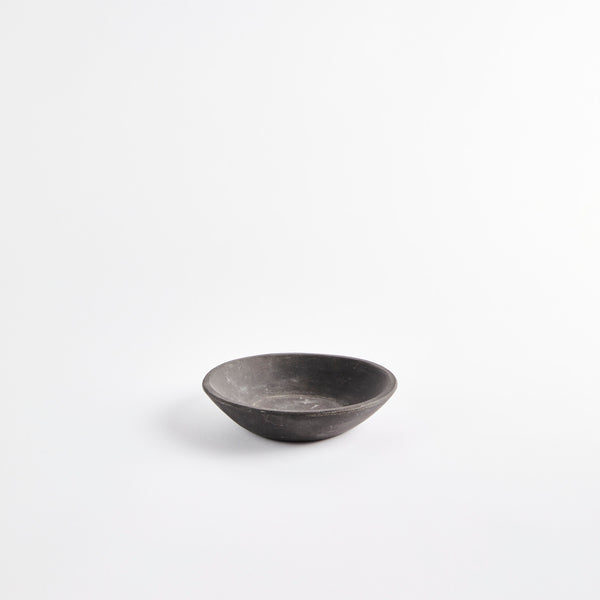 Grey stone bowl.