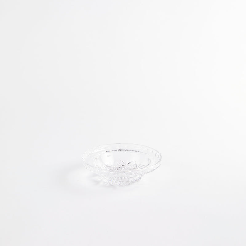 Crystal etched design bowl.