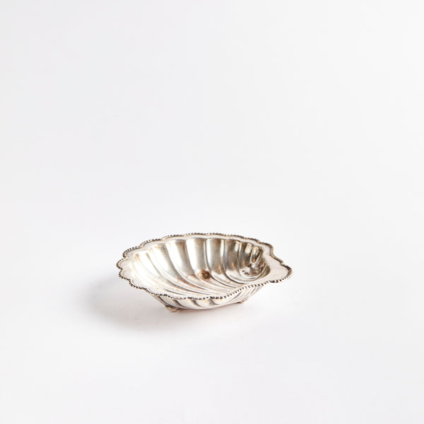 Silver shell bowl.