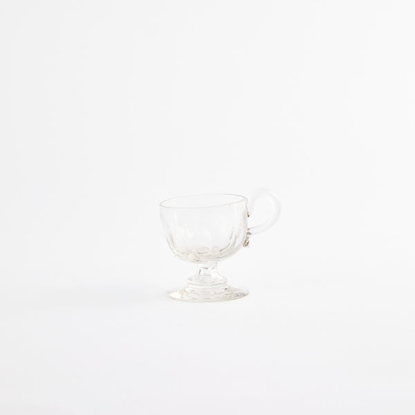 Glass espresso cup.