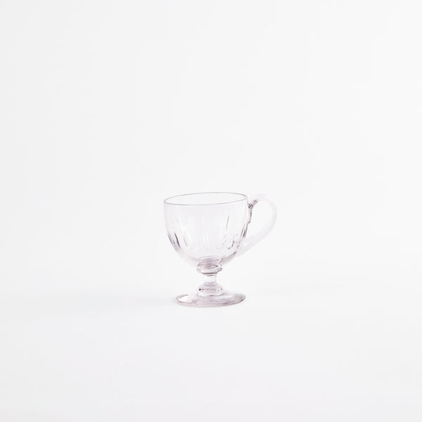 Glass espresso cup.